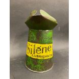 An unusual Silene Lubricants Ltd quart measure.