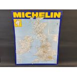A Michelin tin map of the UK, 28 x 34".