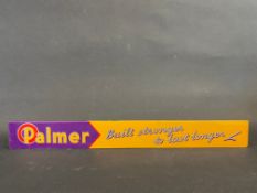 A Palmer tyres shelf strip, in excellent condition.