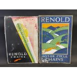 Two Renold chains pictorial showcards, each 10 x 15".