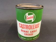 A Castrolease Brake Cable Grease tin, in good condition.
