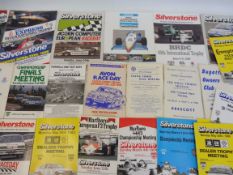 A selection of programmes including Silverstone, Prescott, Castle Combe etc.