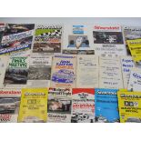 A selection of programmes including Silverstone, Prescott, Castle Combe etc.