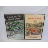 Two framed and glazed Goodwood Festival of Speed limited edition prints by Peter Hearsey, the