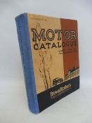 A Brown Brothers Motor Catalogue, no. 408, 1936.