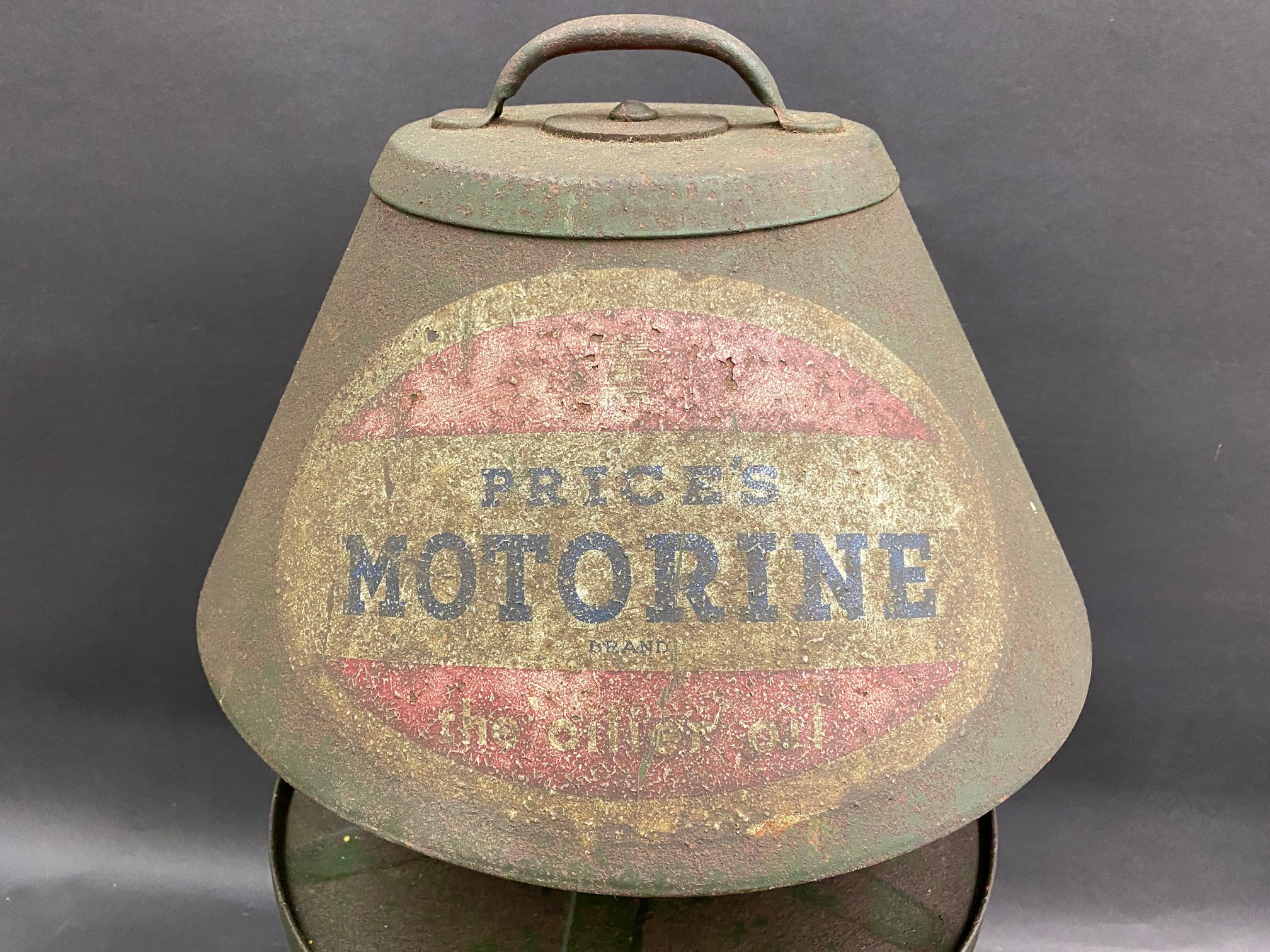 A rarely seen Price's Motorine garage forecourt advertising display stand. - Image 2 of 7