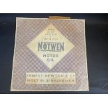 An early original and rare Notwen Motor Oil 'a grade to suit every make of car or cycle' transfer