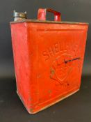 A Shell-Mex & BP Ltd two gallon petrol can by Valor, dated May 1939.