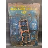 An Armstrong Cork Gaskets tin display sin for Ford cars, 23 x 25".