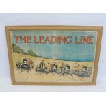 A rare and original 1930s Shell advertising poster titled The Leading Line, no. 39, 32 3/4 x 22 1/