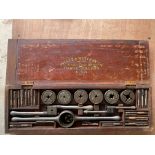 A Pratts & Whitney Co. tap and die set.