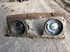 A pair of post-war BMW instruments to suit BMW 500 series.