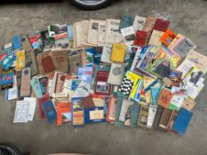 A large quantity of assorted handbooks, maps, brochures, ephemera etc.