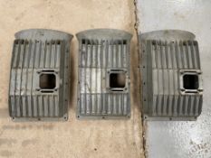 Three Riley ribbed sumps.