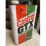 A Castrol GTX gallon can, still with contents.