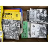 A box of Veteran Car Club gazettes dating back to the 1960s.