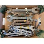 A quantity of King Dick spanners plus various Snail spanners.