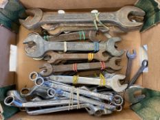 A quantity of King Dick spanners plus various Snail spanners.
