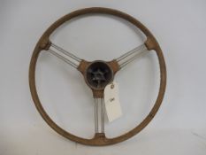 An MG TF steering wheel.