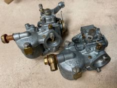 Two 1950s Solex carburettors, both new old stock.