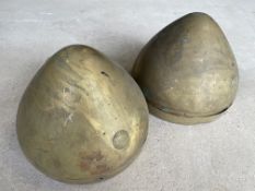 A pair of Rotax headlamp shells.