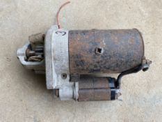 A starter motor, reconditioned or new old stock, Lucas GEU 9446, 1960s/1970s Rooter GP, Volvo.