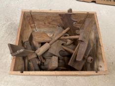 A box of Lagonda manufacturer special tools.
