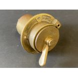 An Edwardian Bosch bronze dash mounted coil switch, circa 1908.