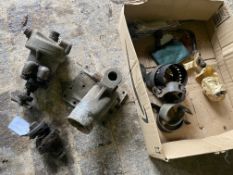 A quantity of Lagonda parts including sludge turn key etc.