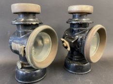 A pair of Lucas King of the Road F141 lamps.