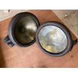 A pair of American headlamps.