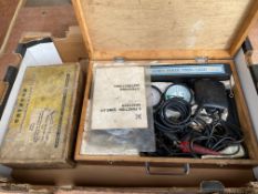 A Luma Power Timing Light, a boxed Crypton Compression tester and a six drawer chest with assorted