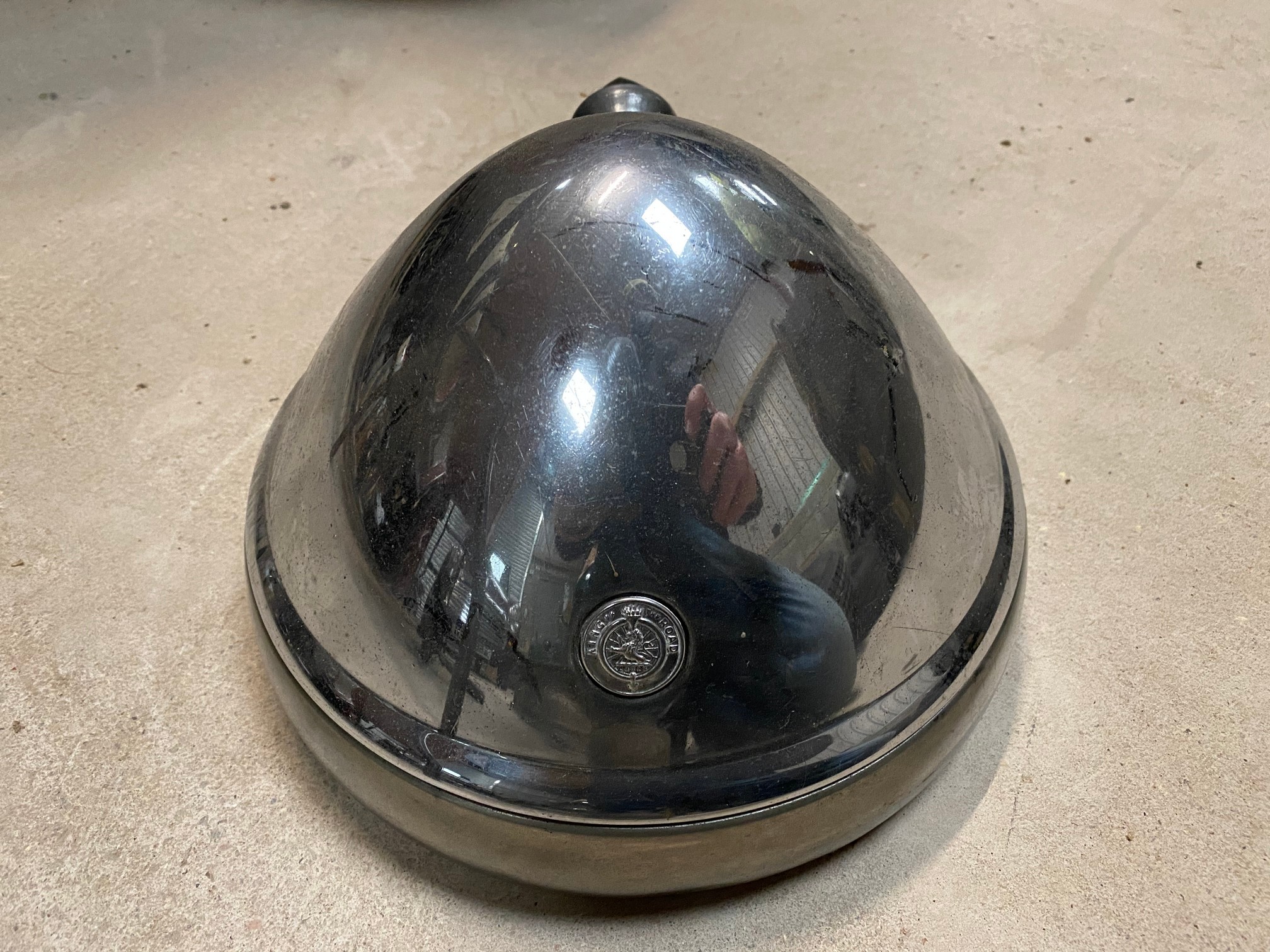 A 9" chrome plated Lucas spot or headlamp. - Image 3 of 3