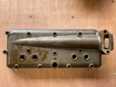 A Ford Model A cylinder head, possibly new.