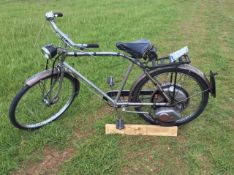 1953 32cc Cyclemaster in rare Phillips Bicycle designed for the cyclemaster