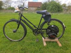 1951 25cc Cyclemaster fitted to a Raleigh Bicycle