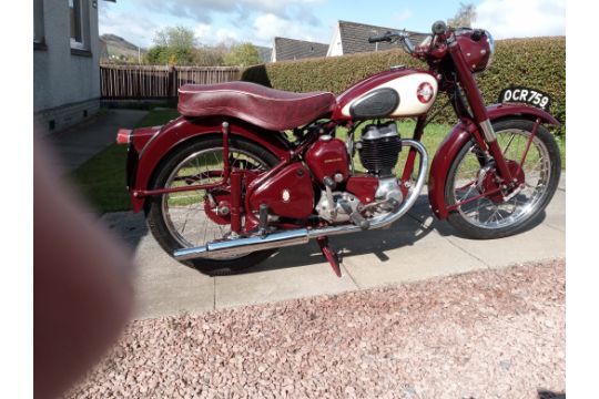 1955 BSA C11 250ccReg No OCR 759Frame No C12 11519Engine No BC11G 