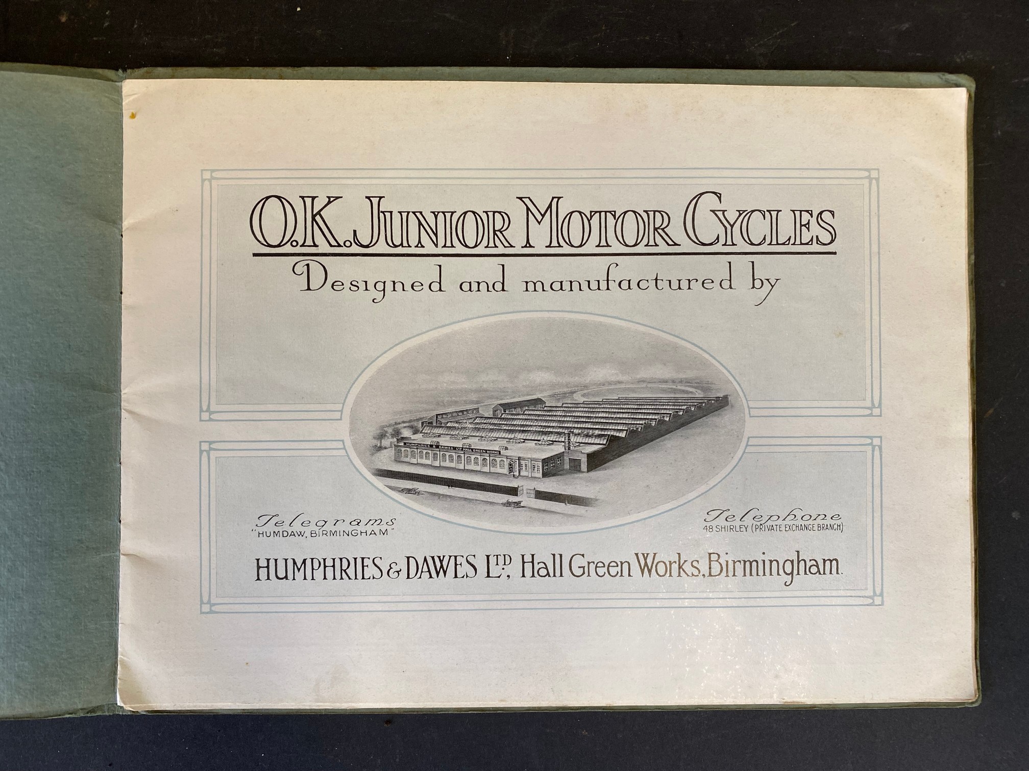 A rare OK Junior Motor Cycles sales brochure for 1916. - Image 3 of 5