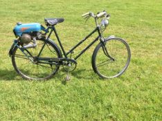 1950 Trojan Mini Motor Mk. II Cyclemotor on a New Hudson Bicycle