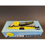 A complete boxed set of S.E.V. Marchal car bulbs, housed in a great advertising display box.