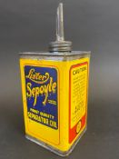 A superb Lister Sepoyle Finest Quality Separator Oil square can with pouring spout, excellent bright