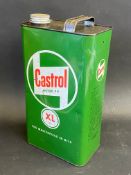 A Castrol Motor Oil XL grade gallon can.
