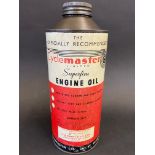 A rare Cyclemaster Limited Superfine Engine Oil cylindrical quart can, by Parry & Co Ltd.