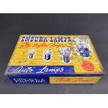 An Endura Lamps rectangular tin with full contents.