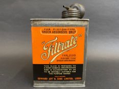 A small Filtrate rectangular can in quite superb condition and unusual orange colourway.