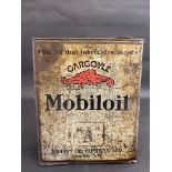 A Gargoyle Mobiloil gallon can.