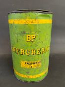 A BP Energrease 'Pressure 3' tin.