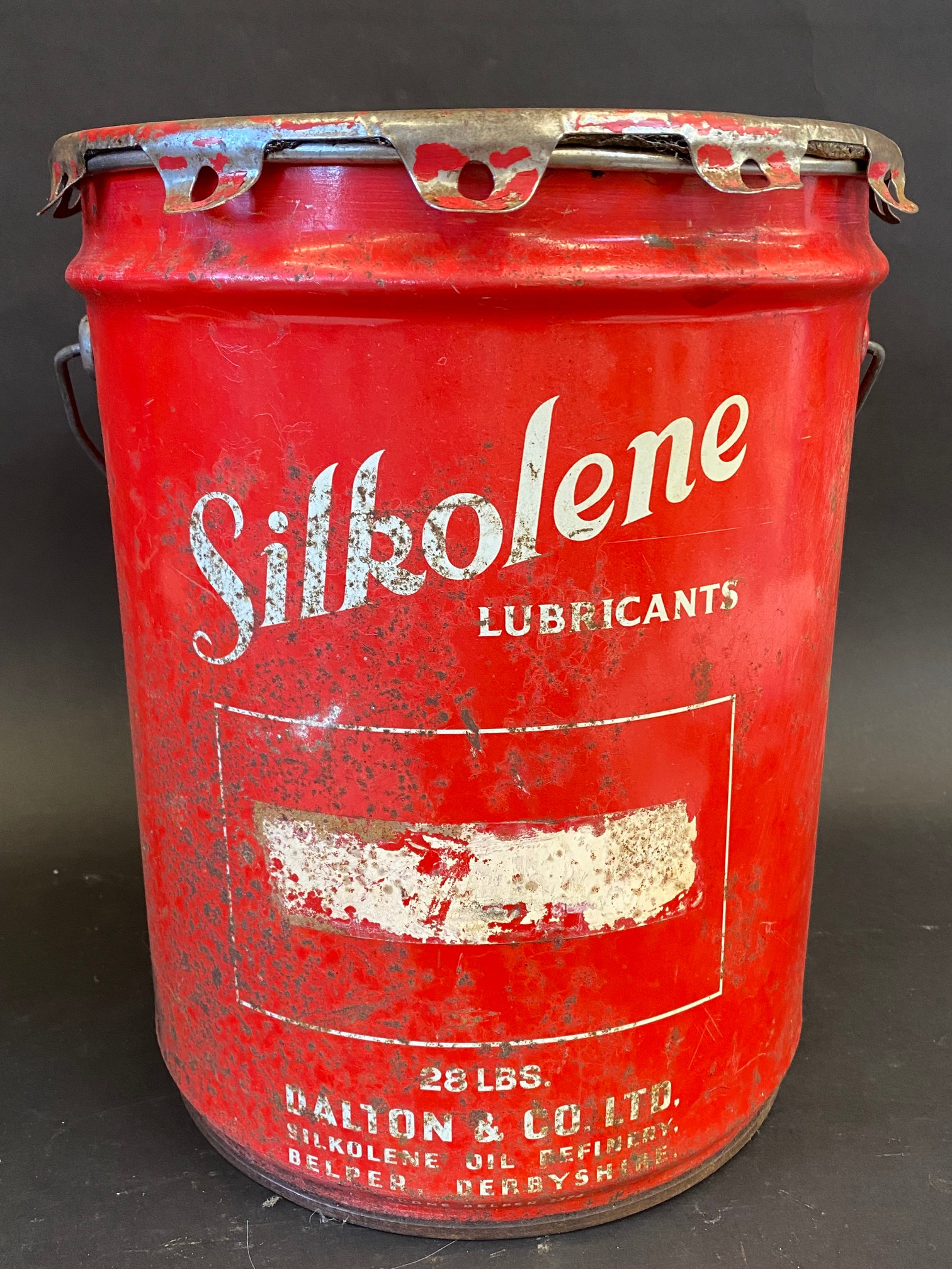 A Silkolene Lubricants large scale grease bucket/drum. - Image 2 of 4