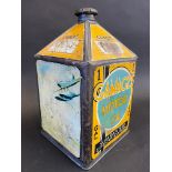 A Gamages Motor Oil gallon pyramid can, in good original condition.