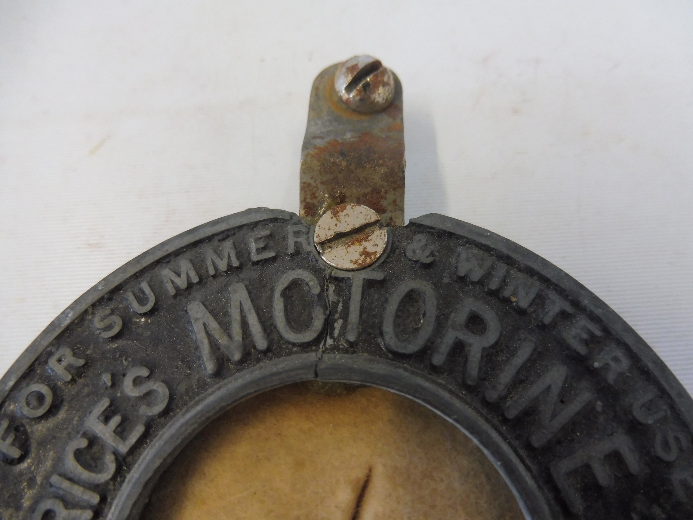 A Price's Motorine tag, bearing the words 'Tested and found suitable by Morris Motors Ltd'. - Image 3 of 4
